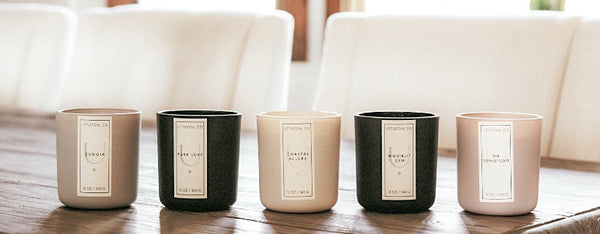 Luxury Wooden Wick Candles - Vegan and Soy Free Candles by Luxe Intuition
