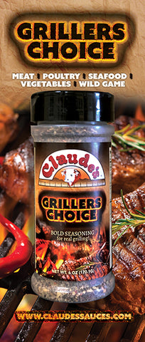Claude's Grillers Choice banner ad