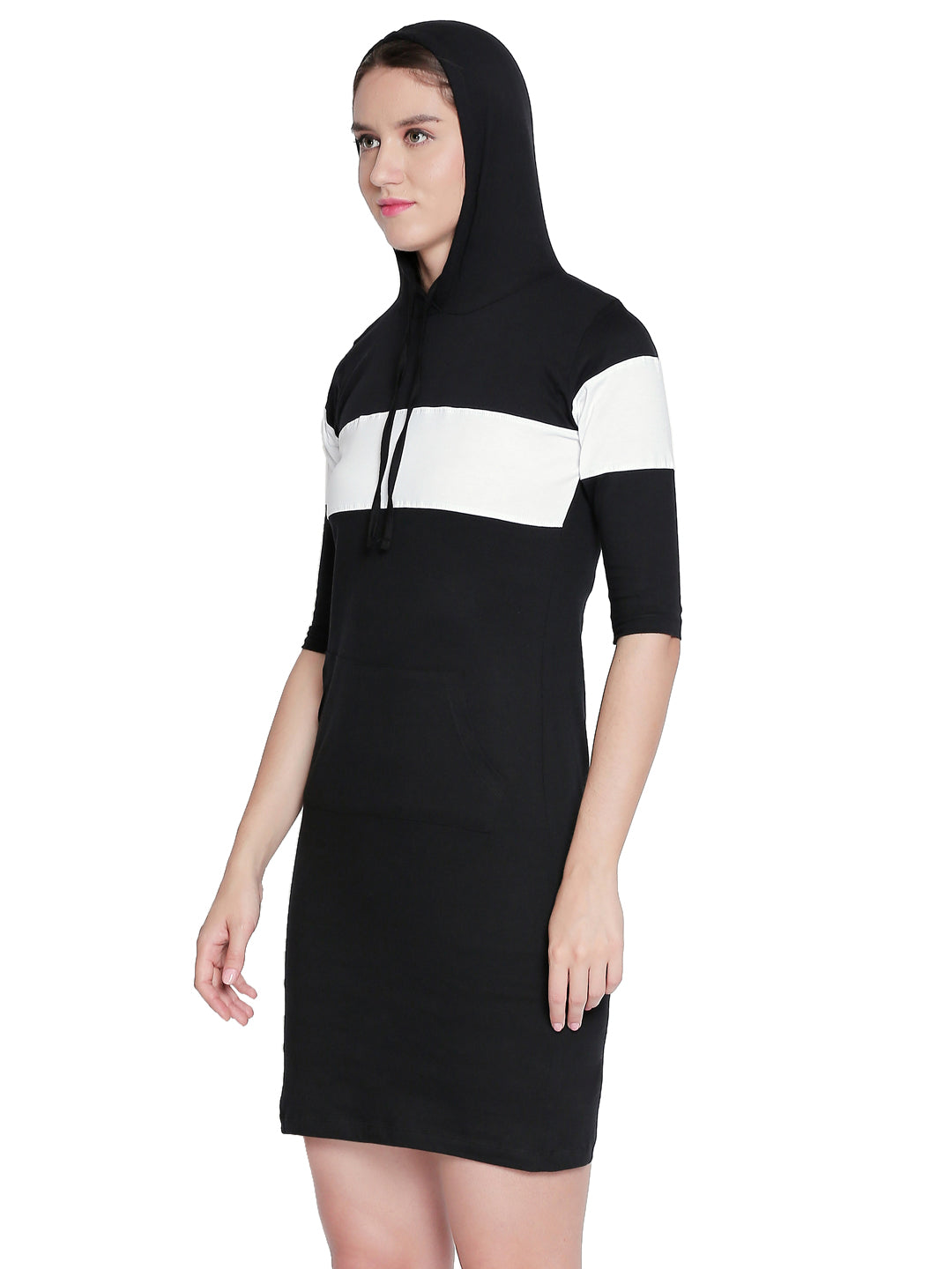 bodycon dress with hoodie