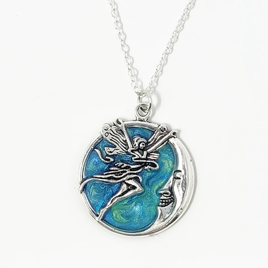 Blue Fish Necklace — Blooming Dreamer