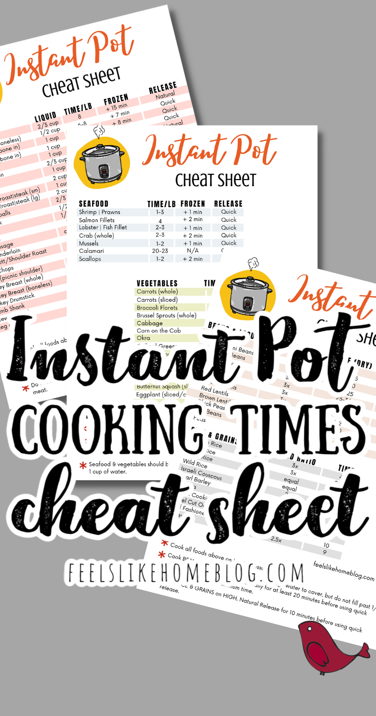 Instant Pot Rice Cooking Times Cheat Sheet | lupon.gov.ph