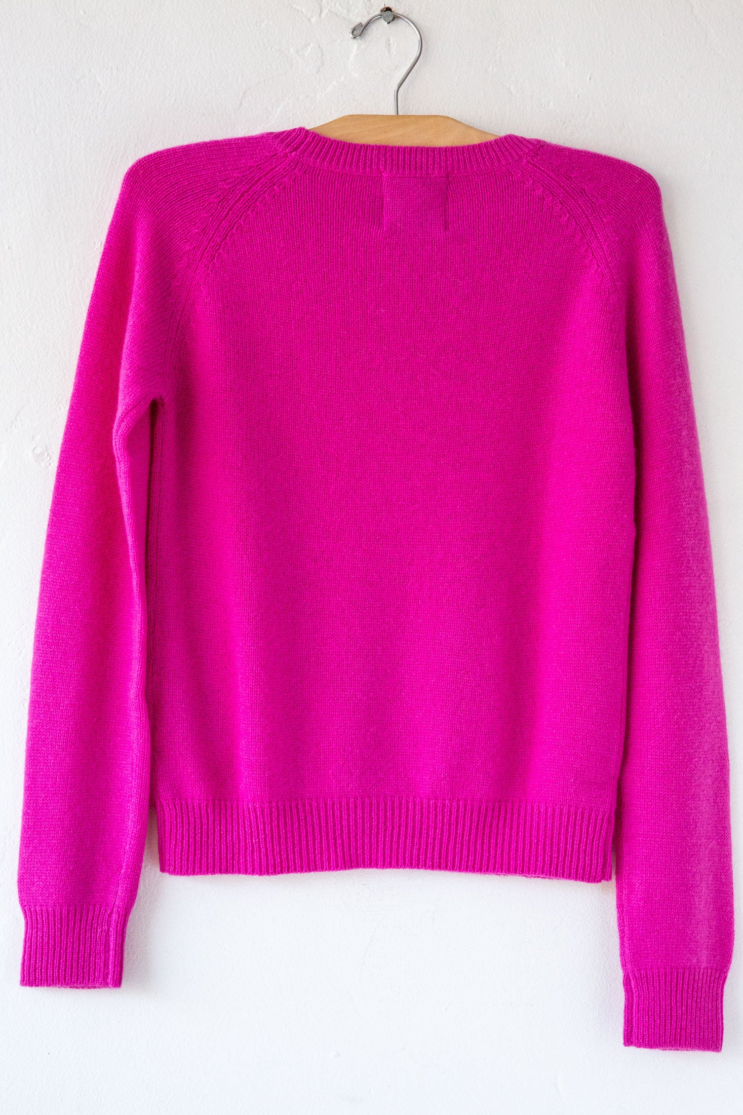 Crop Cerise Crewneck Sweater