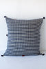 Injiri Indigo Gingham Pillow