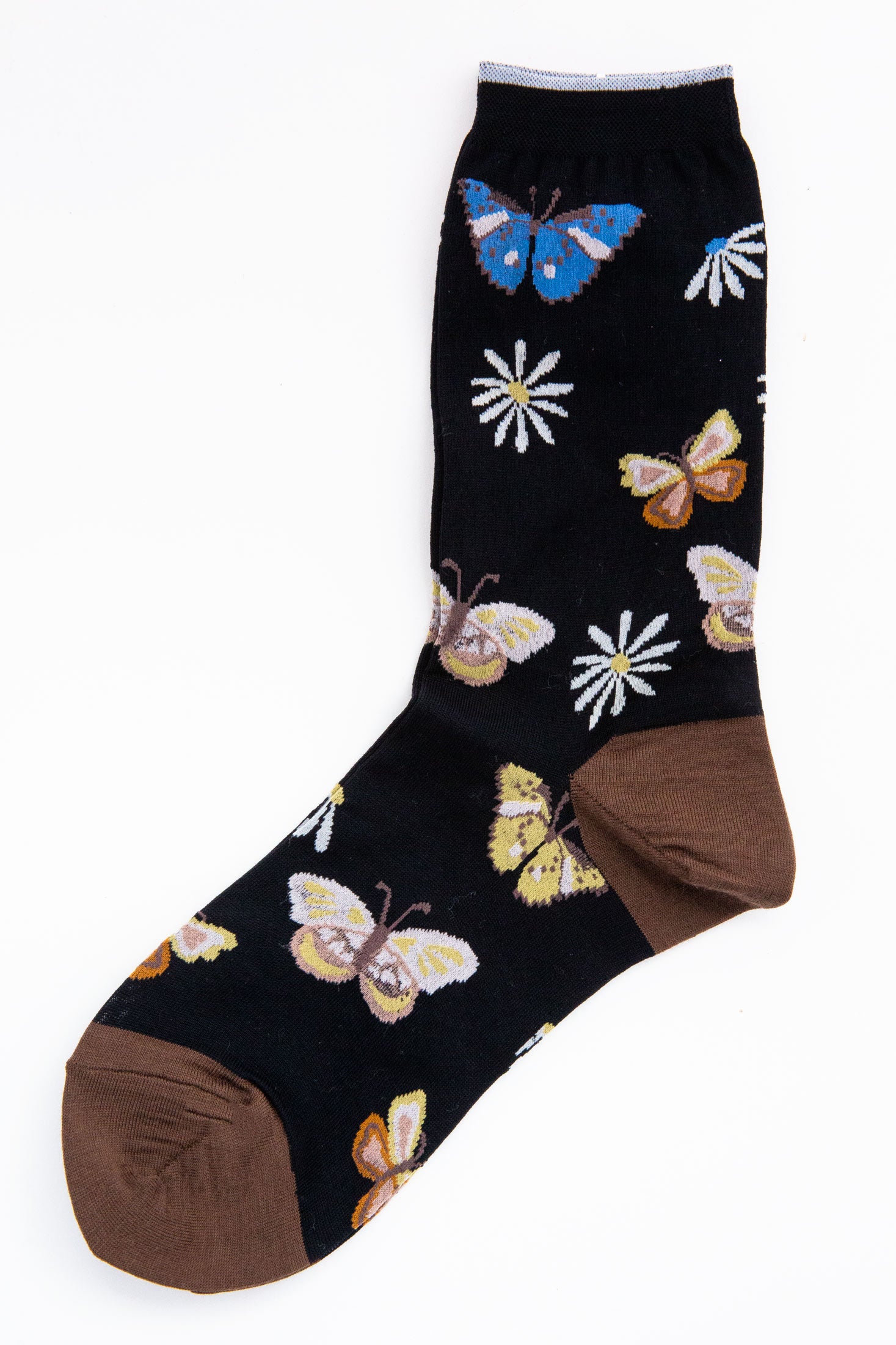 Papillon Crew Sock