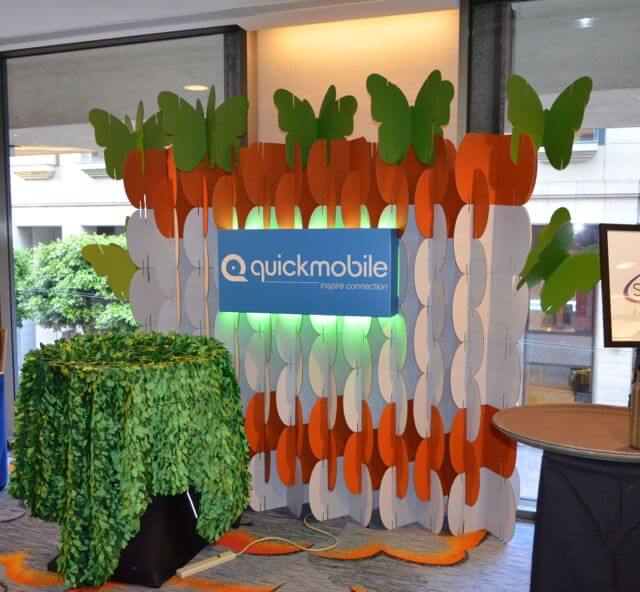 quickmobile trade show booth