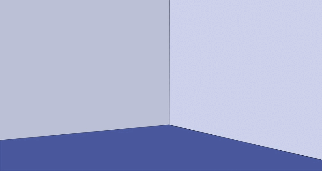corner office with room dividers gif