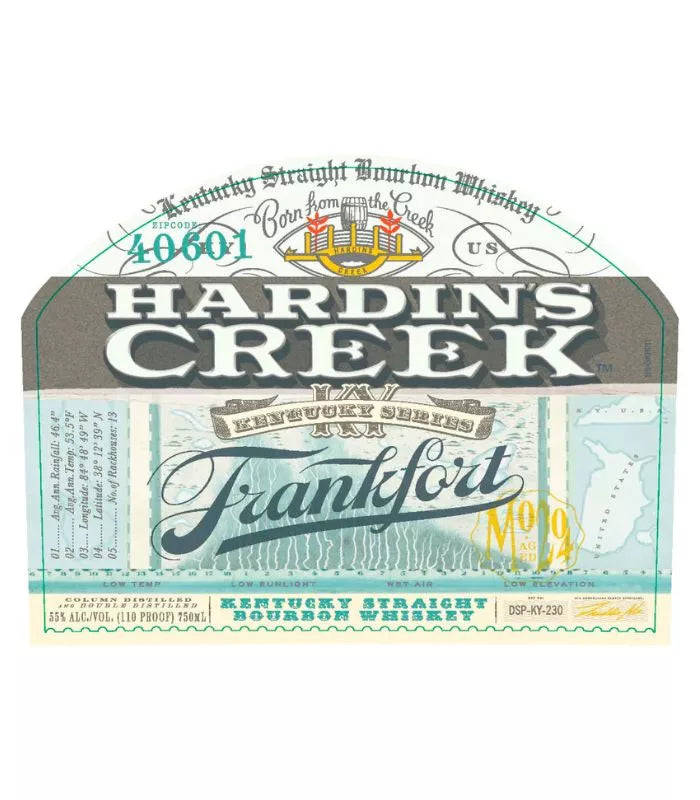 Hardin's Creek Kentucky Series Frankfort Bourbon Whiskey 750mL