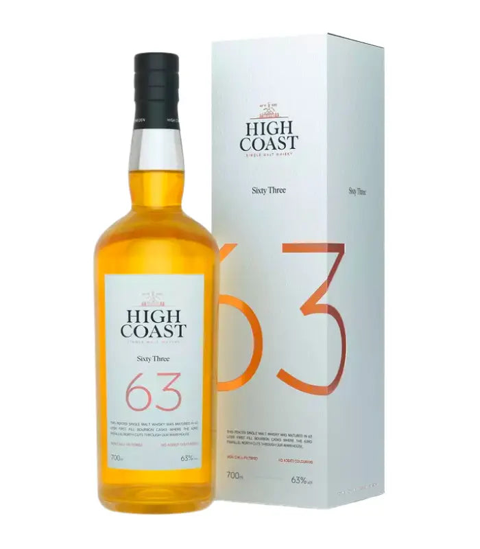 High Coast 63 Single Malt Whisky 750mL