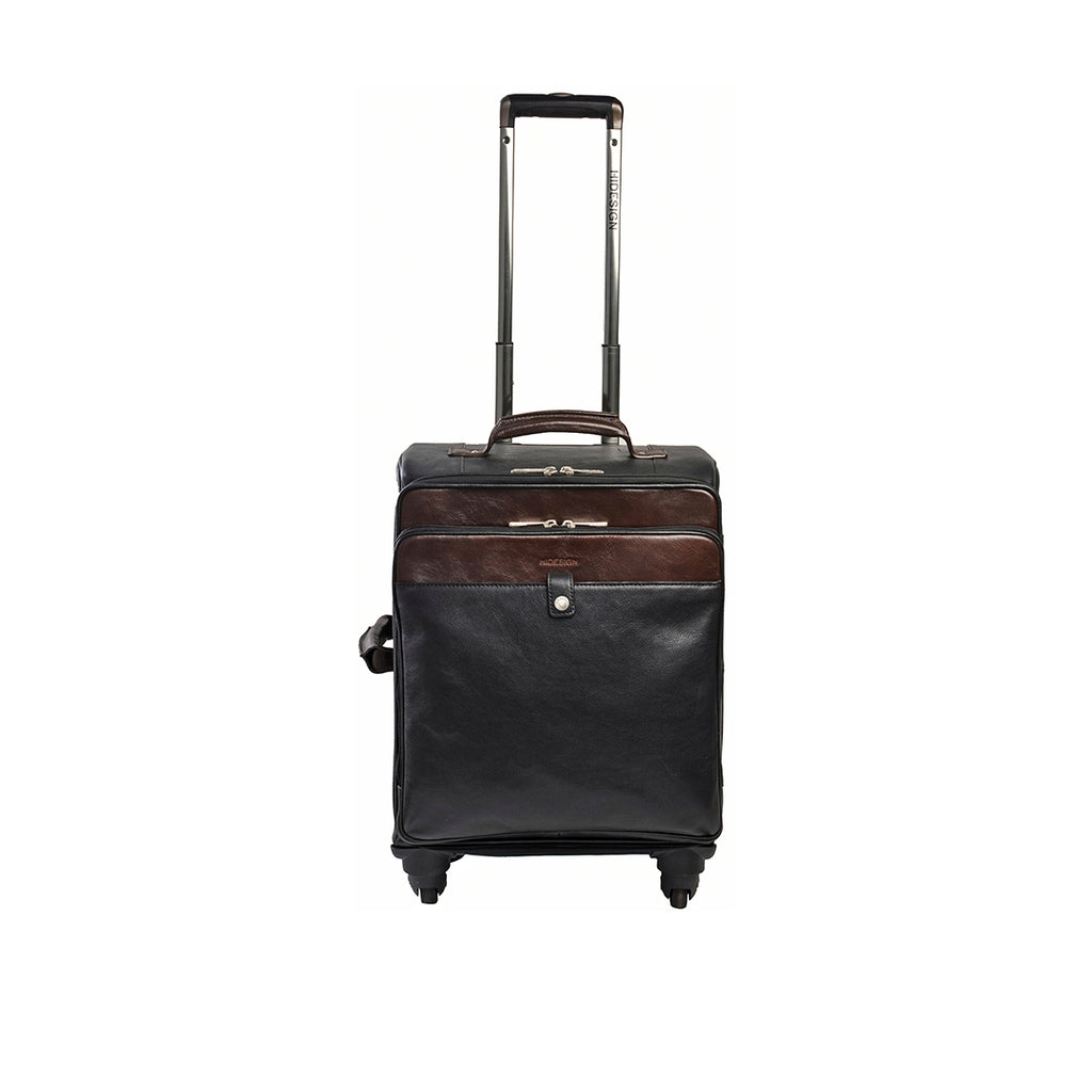 Buy Hidesign Black Trolley bag