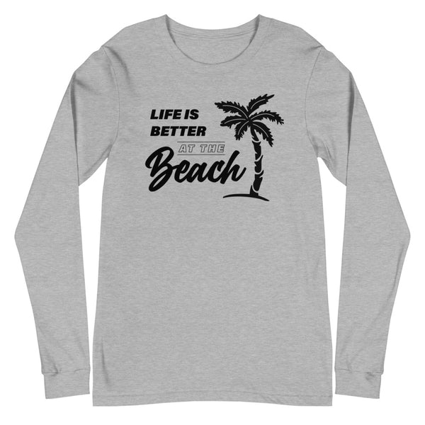 Life Is Better At The Beach Women's Long Sleeve Beach Shirt - Super Beachy