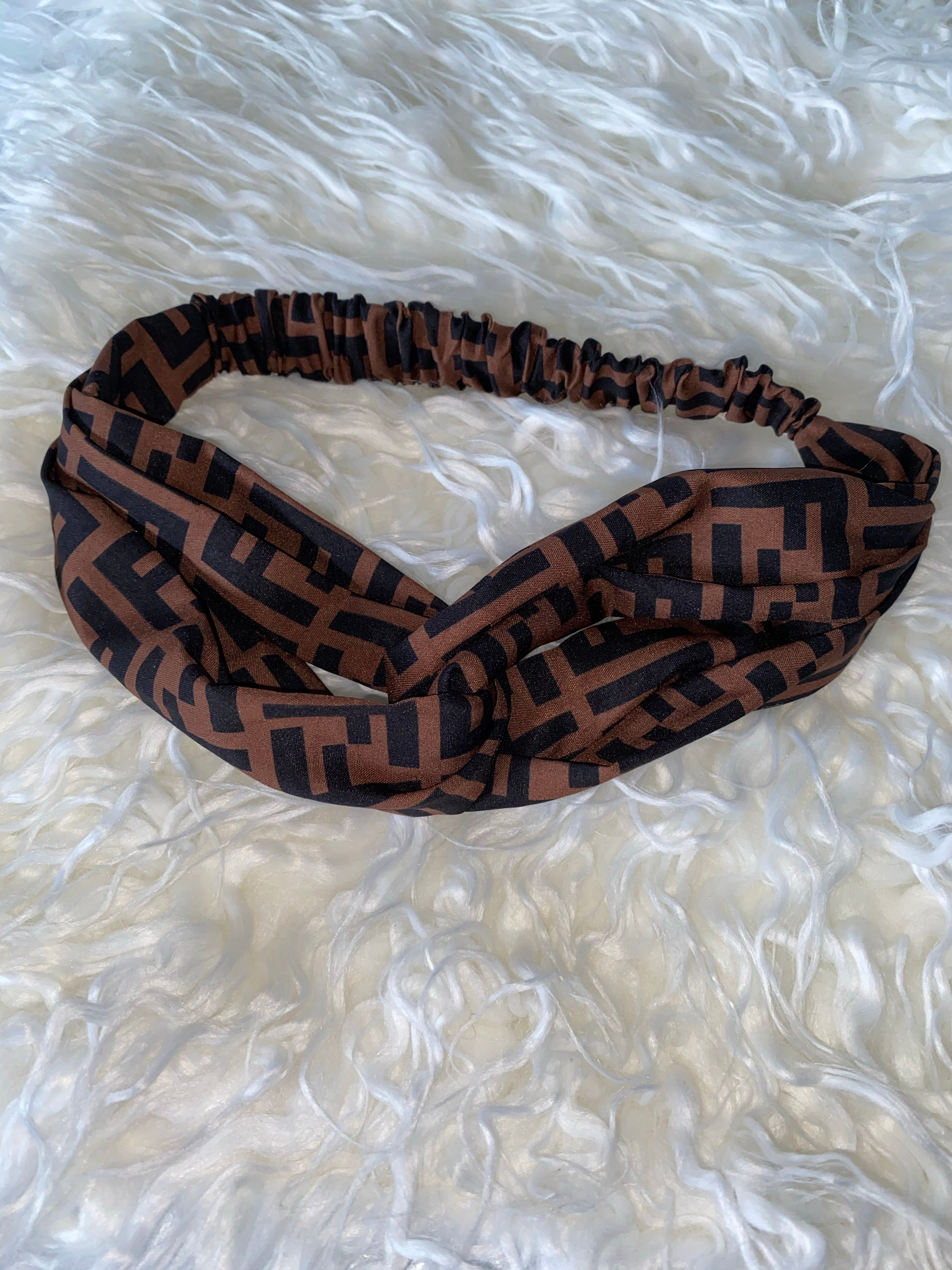 Fendi Print Headband – Kiss My Lashes \u0026 Co