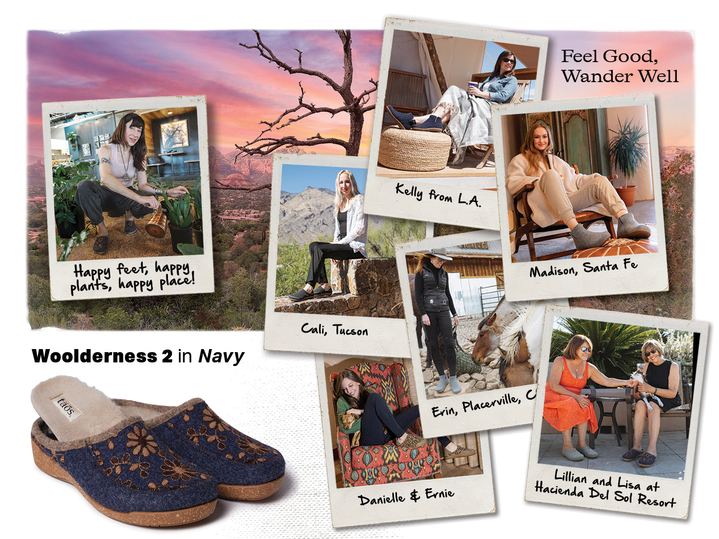 Taos Woolderness 2 Navy and other wool shoes