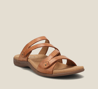 Load image into Gallery viewer, Hero image of Double U Caramel Sandals 6
