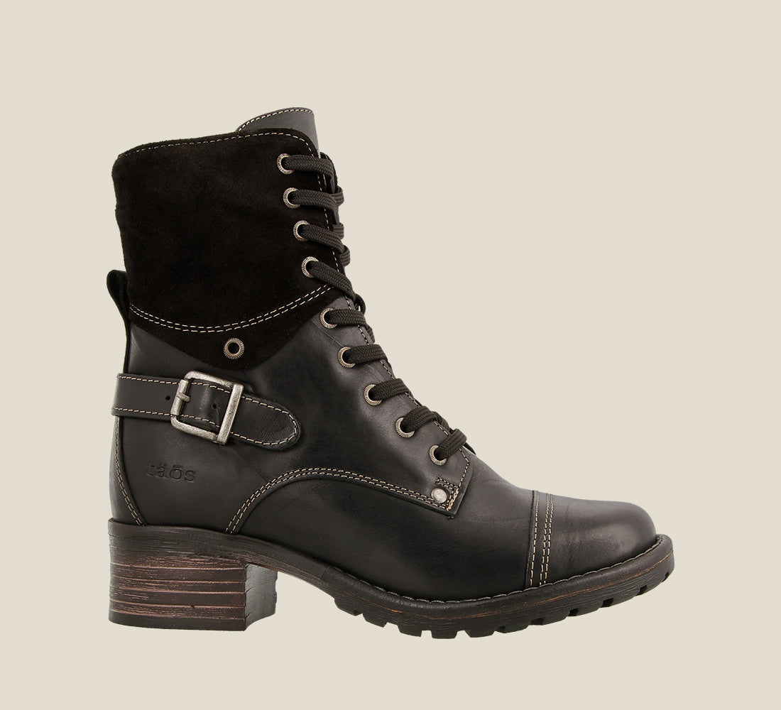 taos black boots