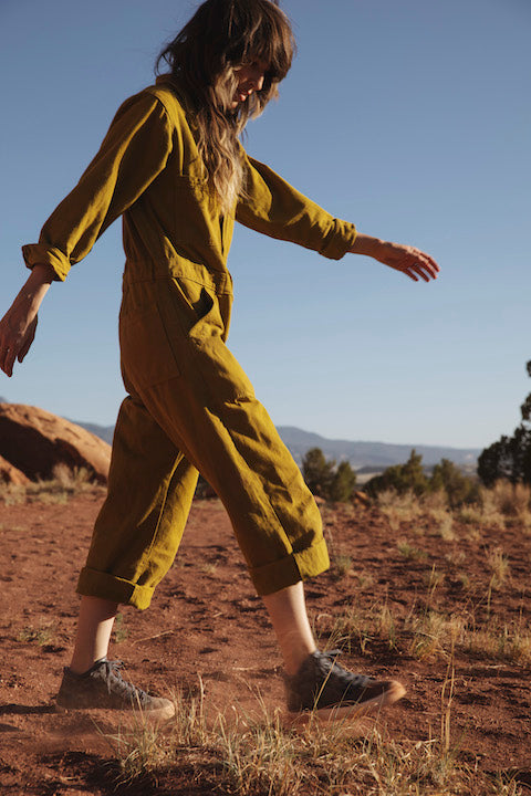 woman long distance walking