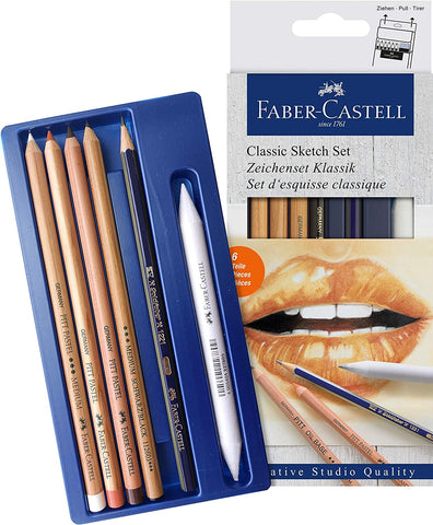 Faber Castell Oil Pastels Metallic set of 12 Creative Studio 127014