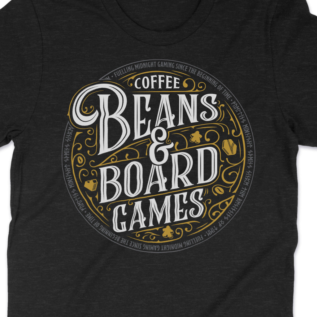 Coffee Beans & Board Games - Board Game Apparel
