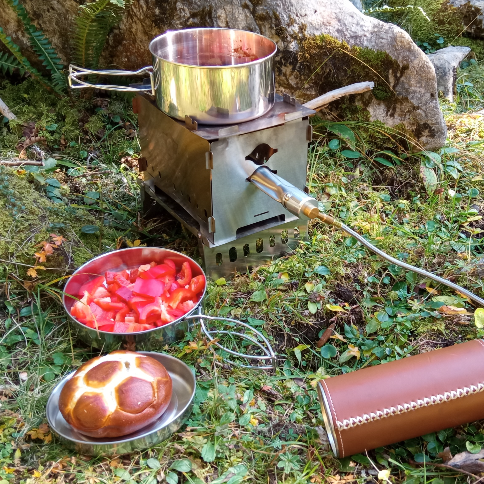 CretFine 304 Stainless Steel Camping Cookware Set with Portable Bag - -  CretFine - Home & Outdoor