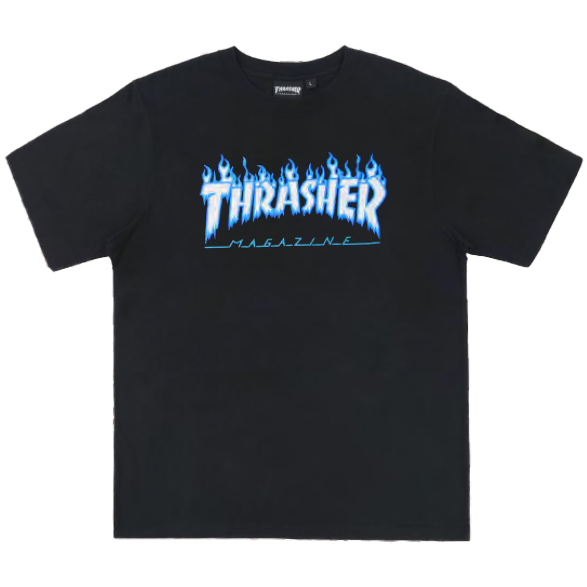 Thrasher: Icey Flame S/S T-shirt (Black) – The Nines