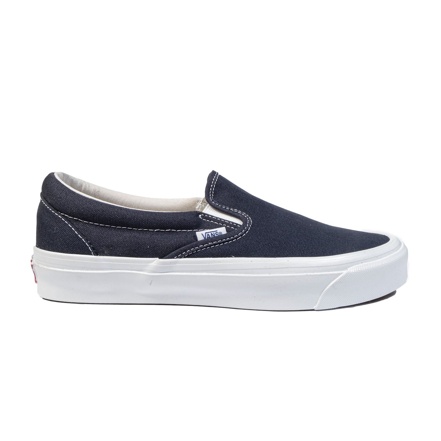 vans slip on og navy