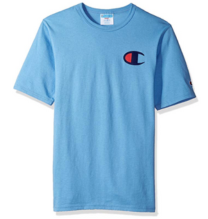 swiss blue champion shirt