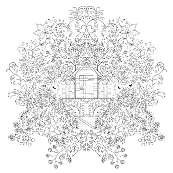 coloring pages of the secret garden