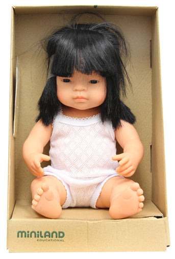 miniland asian girl doll