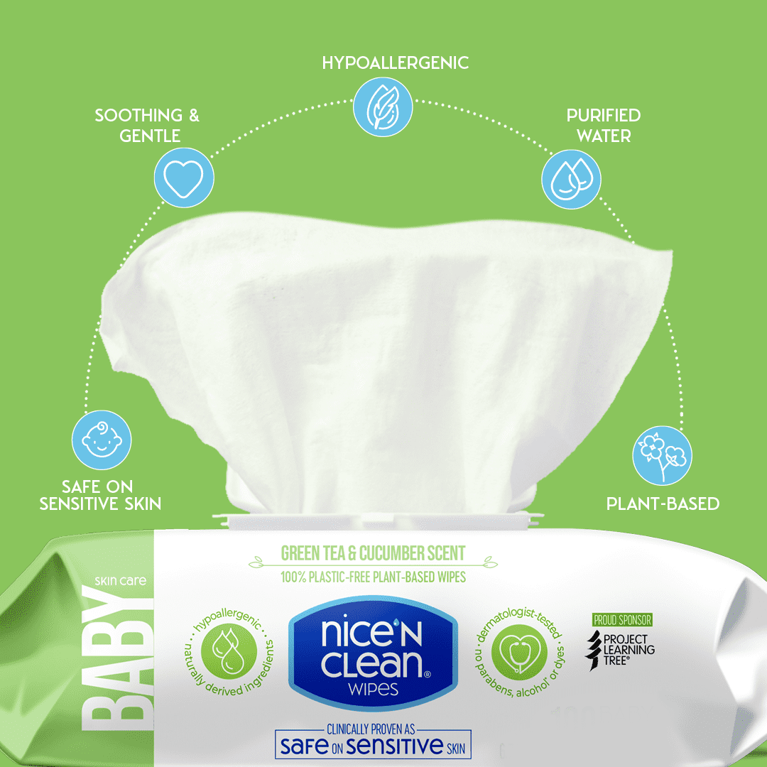 Nice 'n Clean Hand Wipes Kills 99.9% of Germs 1ea 20pcs Pack