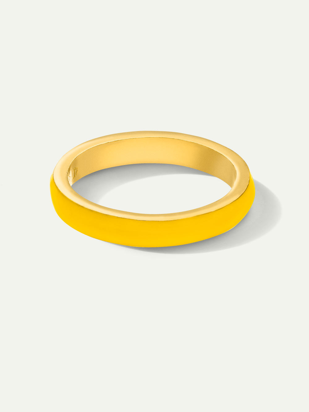 Color Pop All-Over Ring Sunny Yellow