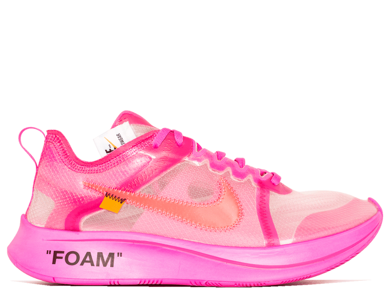 pink zoom off white