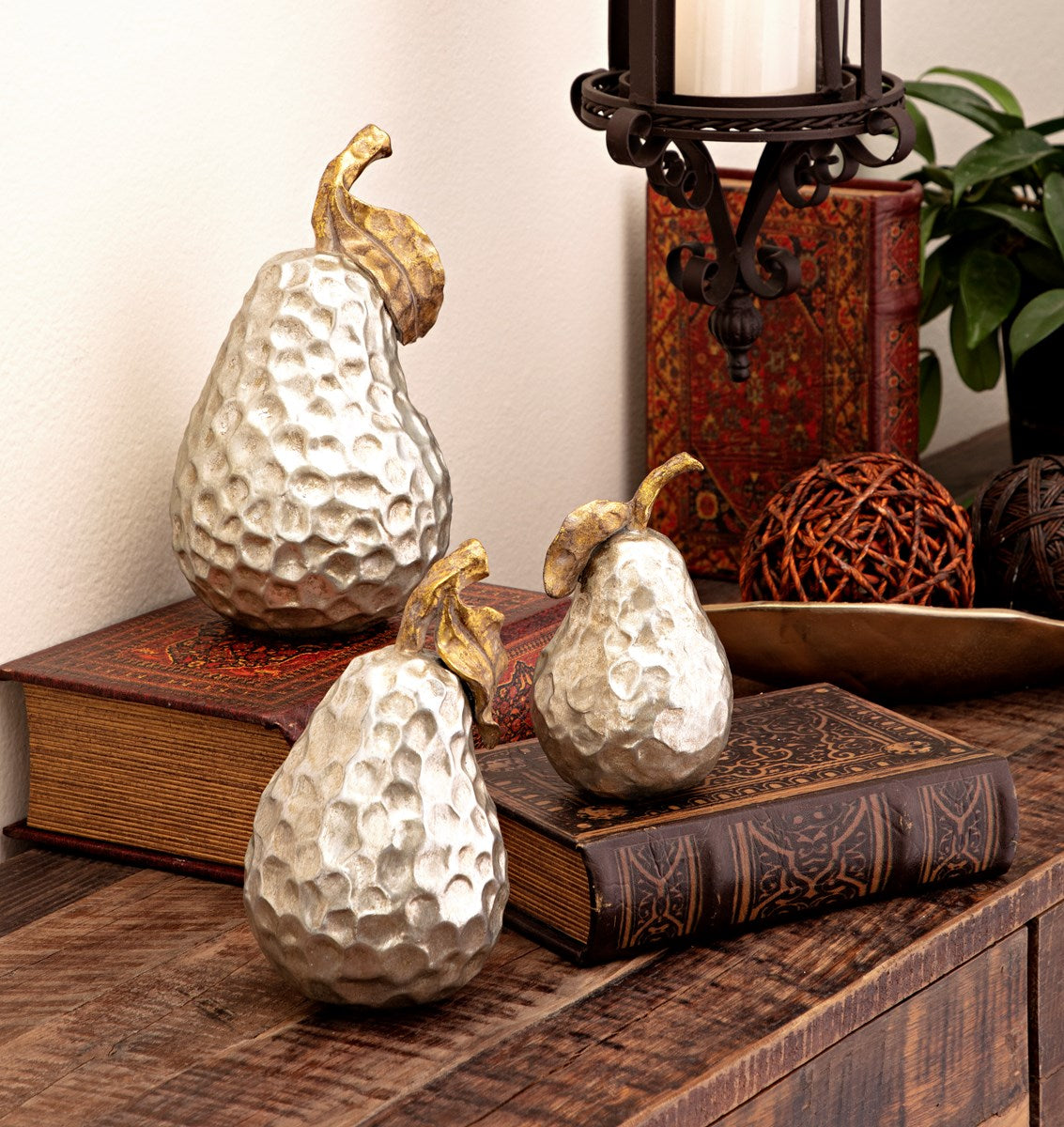 Gold and Silver Pears