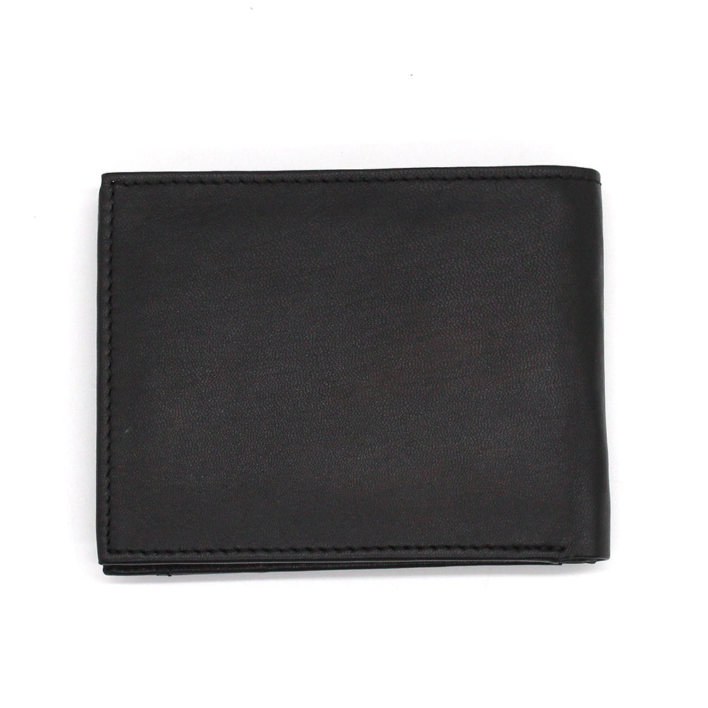Sleek Black Men's Wallet – Minx Leather SA