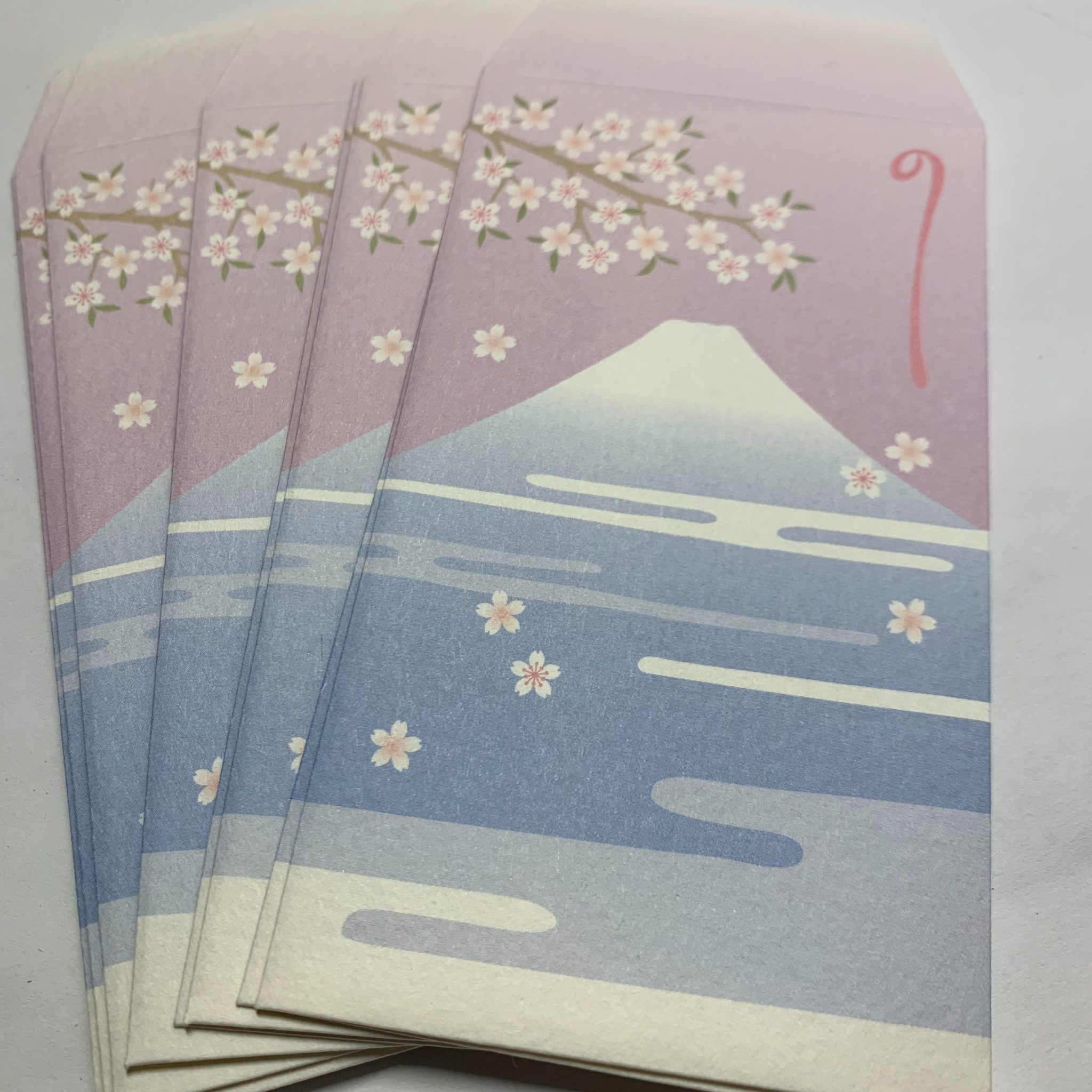 Spring Mt. Fuji Mini Envelopes