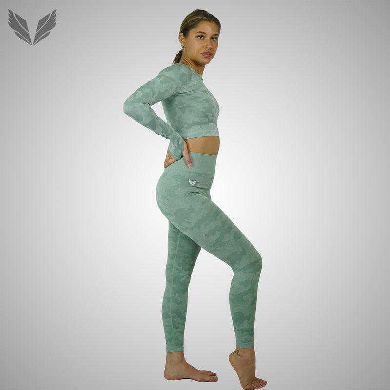 High Waist Squat Proof Sportset SportLodging Stretchy Ladies SportsLodging  Comfortable Stretchable Victory High Waist Verdano - VERDANO