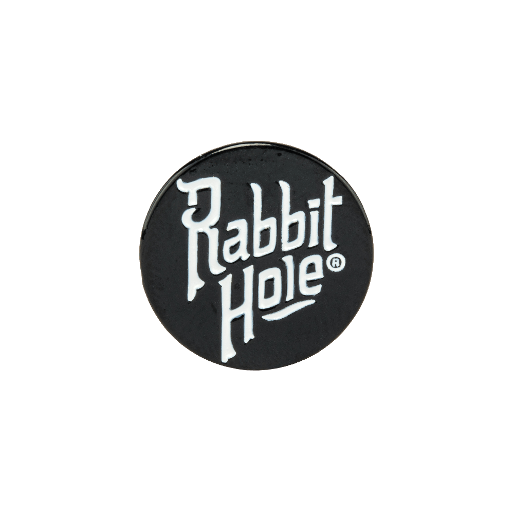 Black Logo Enamel Pin