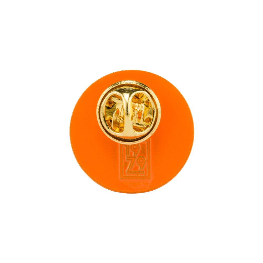 Orange Logo Enamel Pin