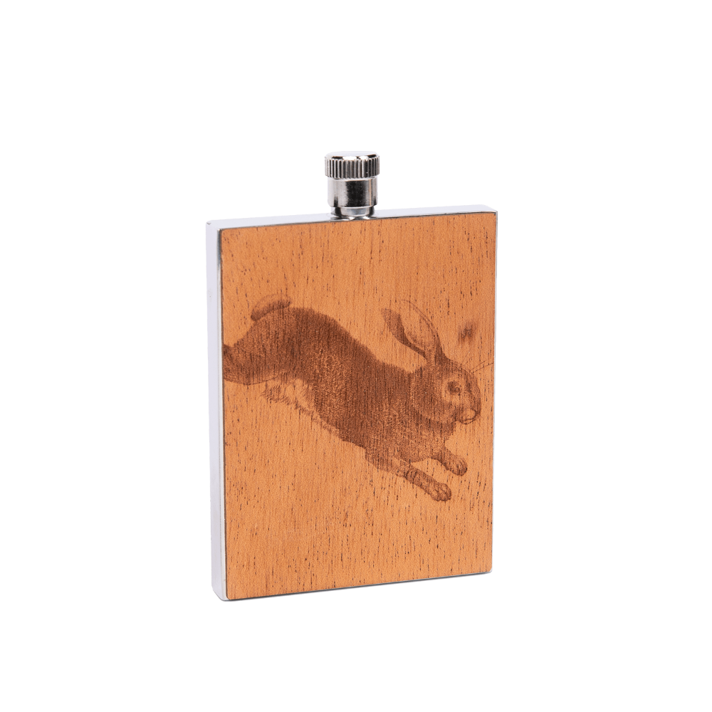 Rabbit Wood Flask