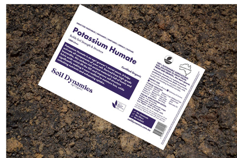 Potassium Humate builds soil structure