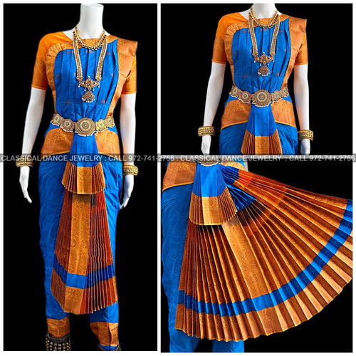 Green 38 Inch Pant Length Bharatanatyam Dance Costume | Art silk, Dhar –  Classical Dance Jewelry