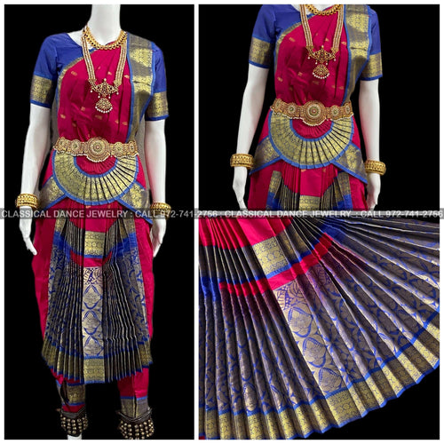 Bharatnatyam Dance Costume - Professional Dance Dress – shanthitailors