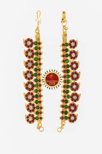 Pathakkam Necklace Set Dance Jewellery Classical Kuchipudi Bharathanatyam  NL24276