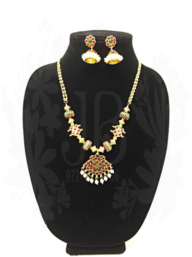 Buy Mirana Antique Black Beads Necklace Set | Tarinika - Tarinika India