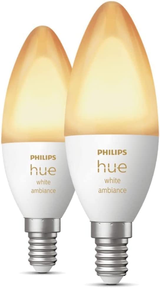 Philips Hue White Colour Ambiance Smart Light Bulb E14 Small Edison Screw  Bluetooth, MY Smart Home Shop, Smart Lighting > Philips Hue