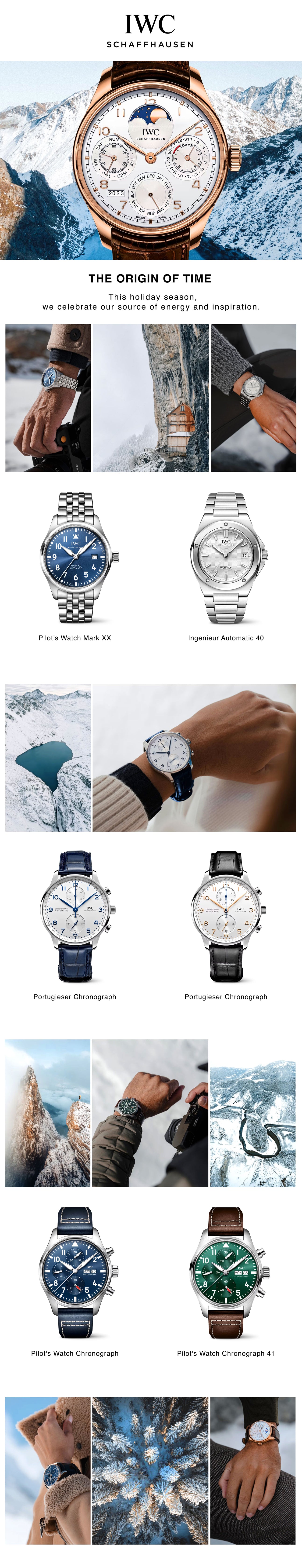 The Origin of Time_IWC Schaffhausen Holiday Collection