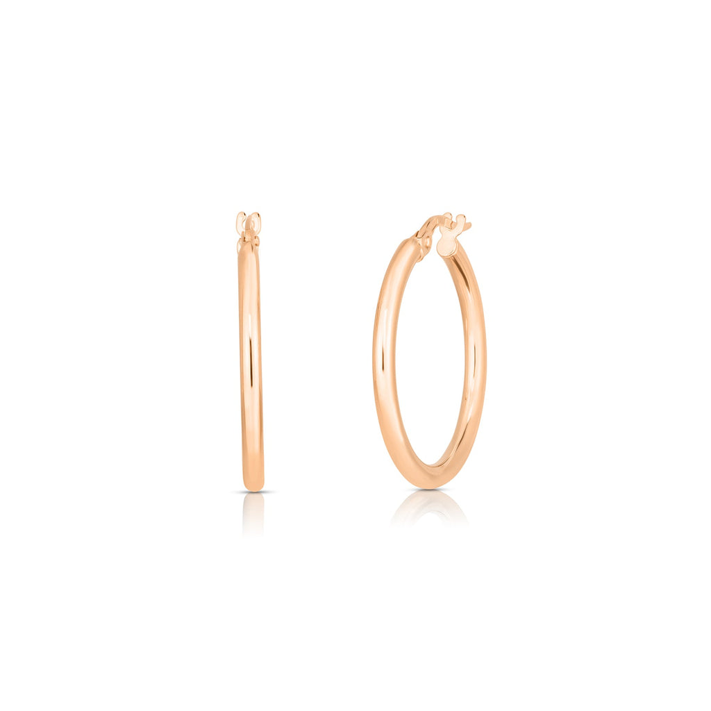 roberto coin gold hoop earrings