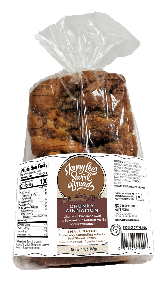 Cinnamon Chunky Bread – Jenny Lee Swirl Bread