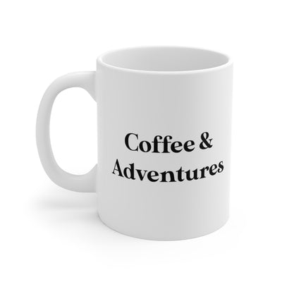 Coffee and Adventures 11oz Mug – The Inked Bean