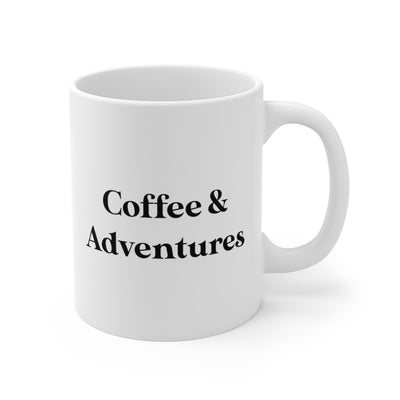 Coffee and Adventures 11oz Mug – The Inked Bean