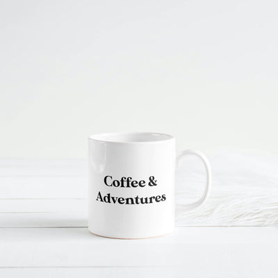 Coffee and Adventures 11oz Mug – The Inked Bean