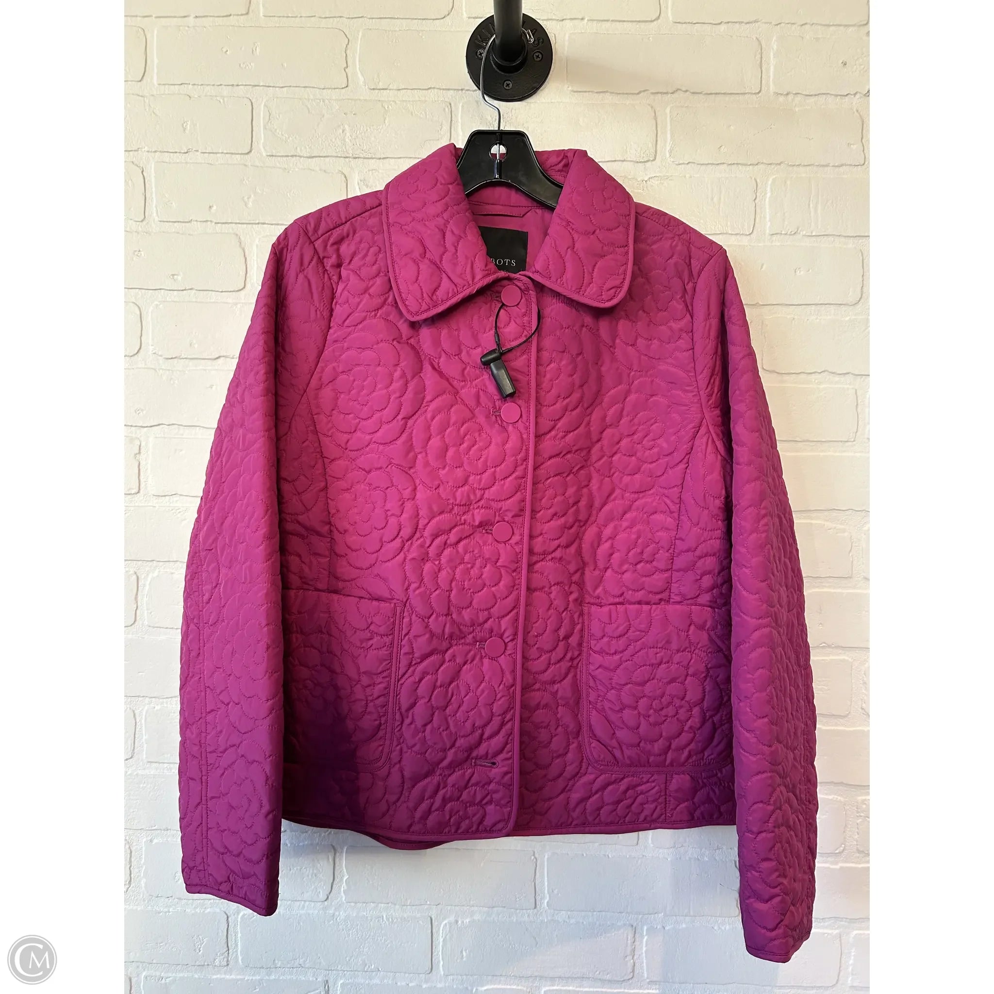 Jacket Puffer & Quilted By Talbots In Pink, Size: S